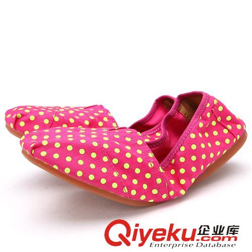 豆豆鞋 2015新款女鞋豆豆鞋平底學(xué)生鞋 低幫套腳帆布鞋舞蹈蛋卷鞋原始圖片2