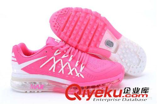 max 運動休閑鞋 MAX2015飛線 2代愛國者納米技術男女運動跑步鞋max情侶氣墊鞋騷粉