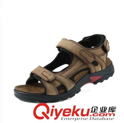 沙灘鞋 廠家直銷2015新款男士大碼沙灘鞋45464748zp男涼鞋透氣外貿貨源原始圖片2
