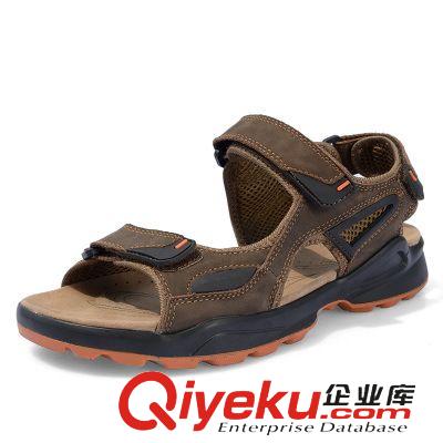 沙灘鞋 外貿(mào)貨源批發(fā)大碼男涼鞋4546沙灘鞋男士zp透氣休閑露趾涼拖鞋