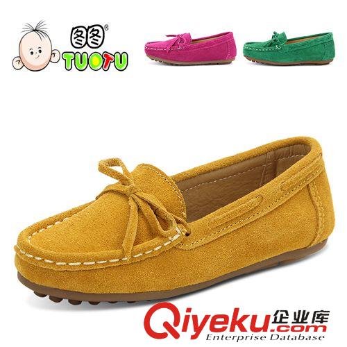 咔路比童鞋 2015春秋新款女單鞋平底甜美豆豆鞋蝴蝶結磨砂圓頭鞋休閑鞋 批發原始圖片3