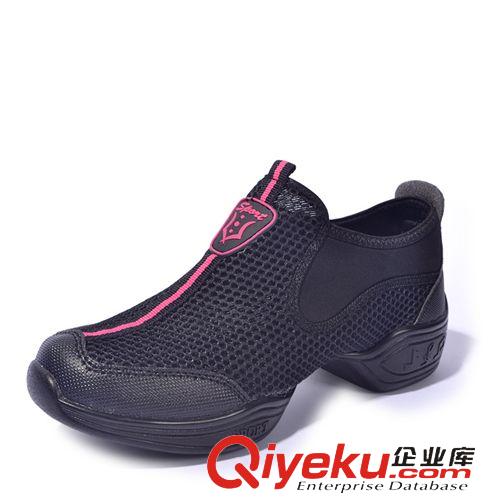 品牌女鞋 2015春夏新款網(wǎng)面透氣舞蹈鞋 女軟底增高跳舞鞋 現(xiàn)代廣場(chǎng)舞健身鞋