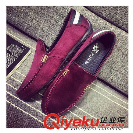 休閑鞋 2015新品豆豆鞋駕車休閑鞋磨砂皮tj男鞋板鞋套腳休閑男潮鞋