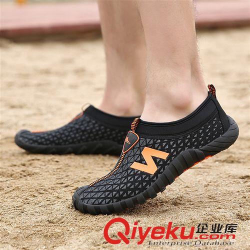 網(wǎng)布鞋 2015夏季新款時(shí)尚透氣男士網(wǎng)鞋N字沙灘鞋網(wǎng)面休閑一腳蹬男鞋批發(fā)