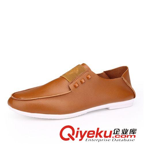 休閑鞋 新款男鞋時尚英倫男休閑鞋批發 布洛克潮鞋低幫男士板鞋一件代發