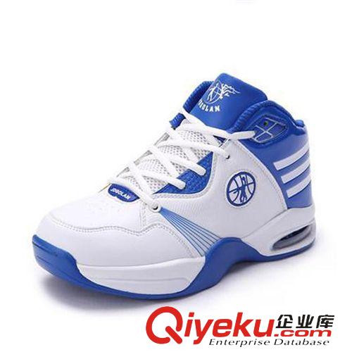 籃球鞋 打籃球?qū)Ｓ煤竦诇p震籃球鞋 防滑耐磨高幫學(xué)生跑步運(yùn)動(dòng)男鞋批發(fā)原始圖片2