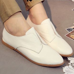 2015  . 5月份  四季女鞋 2013秋冬新品 尖頭 小白鞋原始圖片3