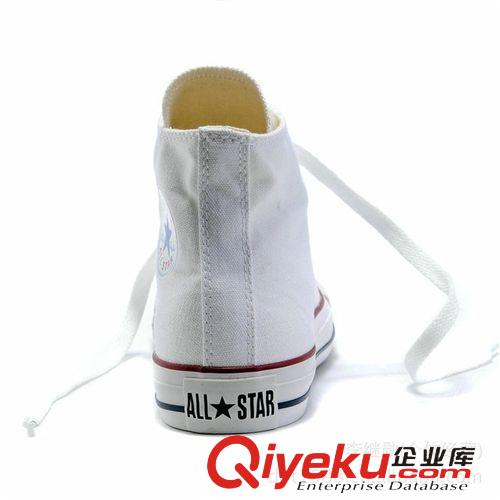 女單鞋 高幫情侶經(jīng)典款底幫男女休閑白色帆布鞋學(xué)生純色鞋庫存鞋批發(fā)