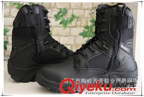 軍靴 批發 zp馬丁靴 拉鏈靴 牛仔靴子 時尚男靴 貼牌加工原始圖片3
