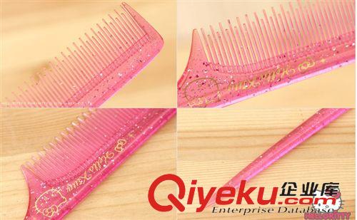 新發(fā)布產(chǎn)品 韓國正品 hello kitty 簡約亮片木梳 凱蒂貓正版梳子原始圖片3