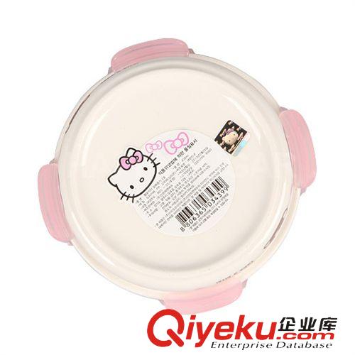 廚房用品 韓國正品 Hello Kitty 凱蒂貓 陶瓷保鮮盒 400ml原始圖片3