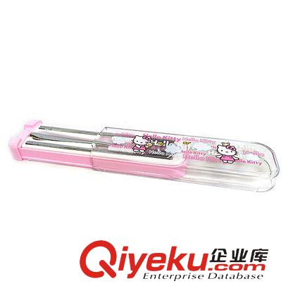 廚房用品 韓國zpHello Kitty 不銹鋼勺子筷子餐具套裝原始圖片2