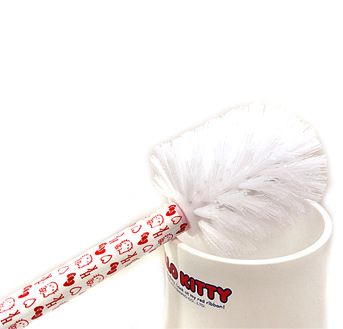 衛(wèi)浴用品 韓國zp hello kitty 凱蒂貓 馬桶刷 廁所刷 衛(wèi)生刷子原始圖片3
