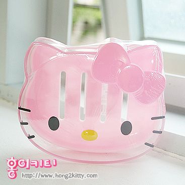 衛(wèi)浴用品 韓國(guó)zp hello kitty 凱蒂貓 肥皂盒 香皂盒原始圖片3