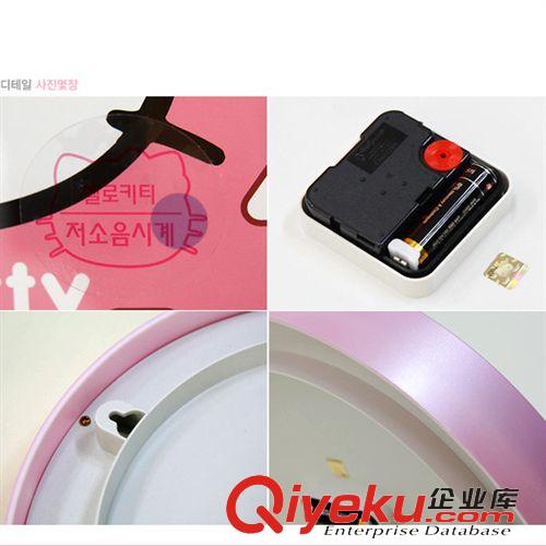 客廳日用 韓國 hello kitty 凱蒂貓客廳臥室低噪音掛表 zp原始圖片3
