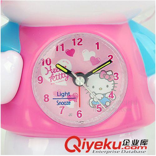 客廳日用 韓國正品hello kitty  凱蒂貓公債 靜音立體掛表原始圖片3
