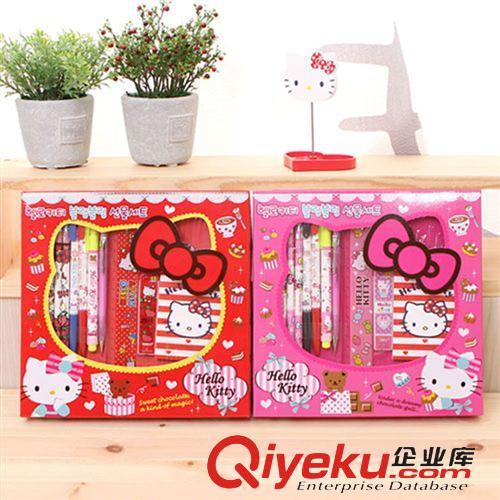 文具用品 韓國進口正版hello kitty 凱蒂貓文具套裝