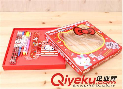 文具用品 韓國進口正版hello kitty 凱蒂貓文具套裝原始圖片3