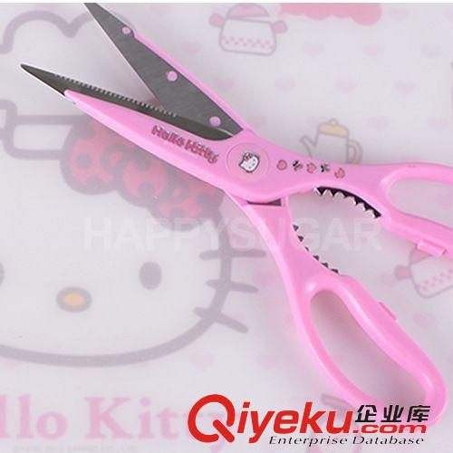 文具用品 韓國(guó)zp hello kitty 凱蒂貓 剪刀 廚房剪子 家用剪刀原始圖片2