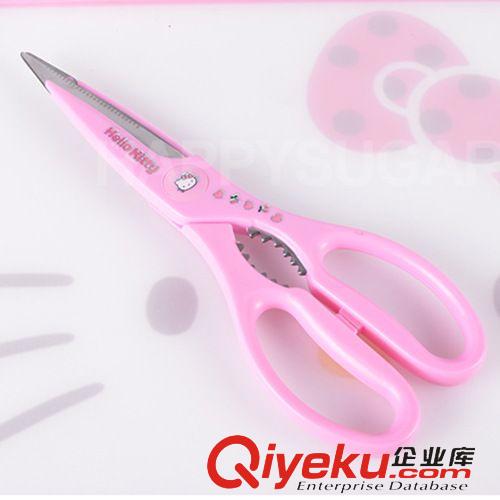 文具用品 韓國(guó)zp hello kitty 凱蒂貓 剪刀 廚房剪子 家用剪刀原始圖片3