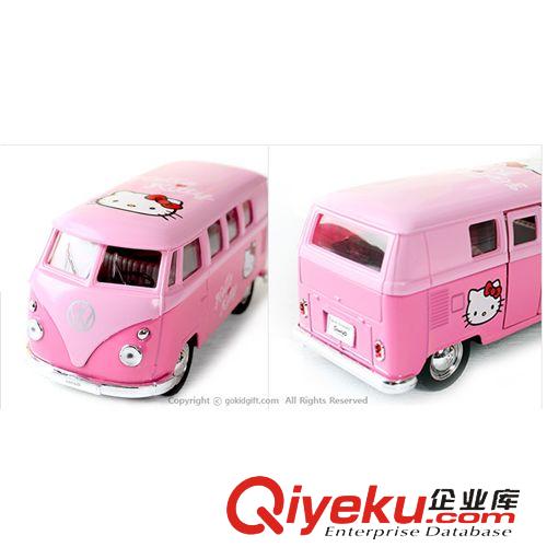 兒童玩具 韓國zpHello Kitty卡通汽車裝飾擺件模型巴士原始圖片2
