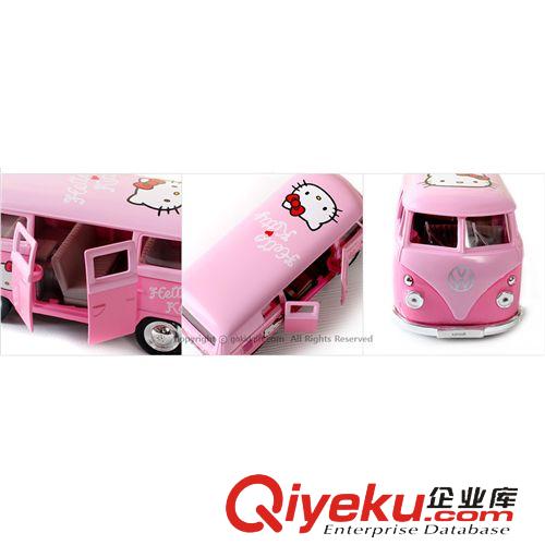 兒童玩具 韓國zpHello Kitty卡通汽車裝飾擺件模型巴士原始圖片3