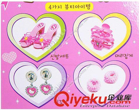 兒童玩具 韓國zphello kitty 玩具 凱蒂貓公主高跟鞋首飾套裝原始圖片2