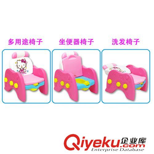 兒童玩具 韓國zphellokitty寶寶坐便器馬桶洗頭三合一椅子原始圖片2