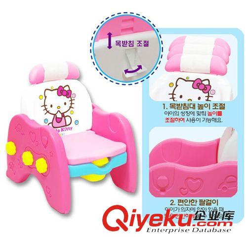 兒童玩具 韓國zphellokitty寶寶坐便器馬桶洗頭三合一椅子原始圖片3