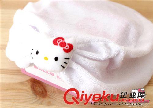 美容用品 日本進口zphello kitty 凱蒂貓 干發帽 成人用原始圖片3
