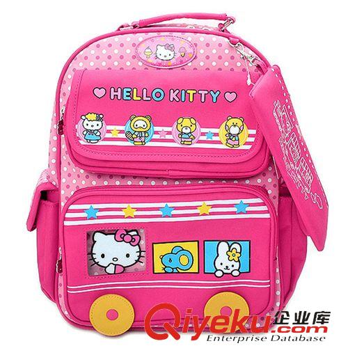 服飾配件 韓國zphello kitty 凱蒂貓 短款錢包 粉色/紅色