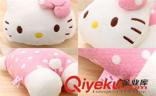 家紡用品 韓國zphello kitty 凱蒂貓毛絨娃娃枕頭原始圖片3