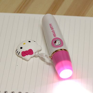 電子產品 韓國 hello kitty 凱蒂貓 LED 手電筒 zp原始圖片3
