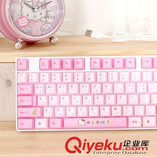 電子產(chǎn)品 韓國(guó)zphellokitty 凱蒂貓 USB 鍵盤原始圖片2