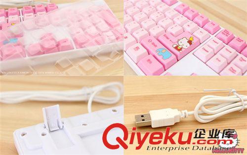 電子產(chǎn)品 韓國(guó)zphellokitty 凱蒂貓 USB 鍵盤原始圖片3