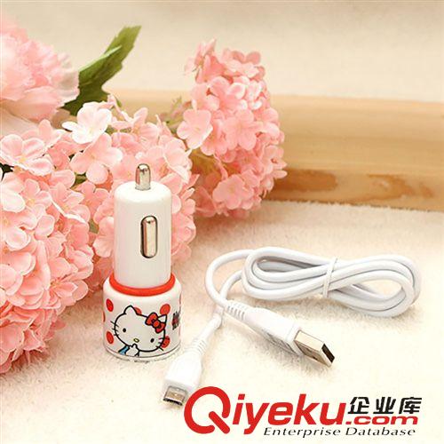 電子產(chǎn)品 韓國(guó)zphello kitty 凱蒂貓車載手機(jī)充電器 1個(gè)USB