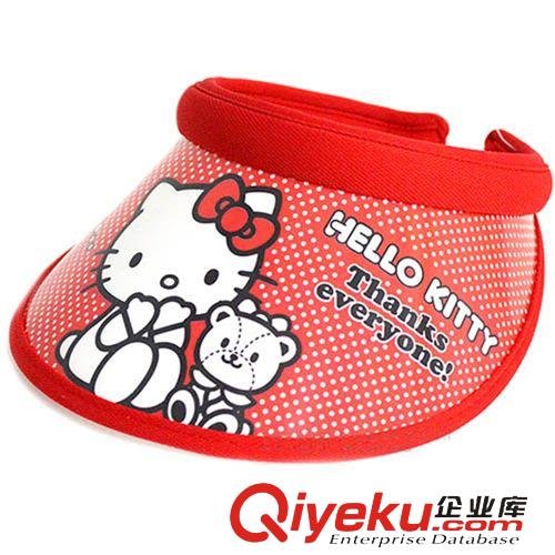 夏季用品 韓國(guó)zphello kitty 凱蒂貓遮陽(yáng)帽 兒童戶外防曬太陽(yáng)帽