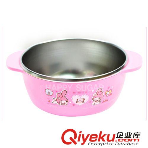 其他品牌 韓國zp mymelody 美樂蒂兒童不銹鋼 飯碗 湯碗