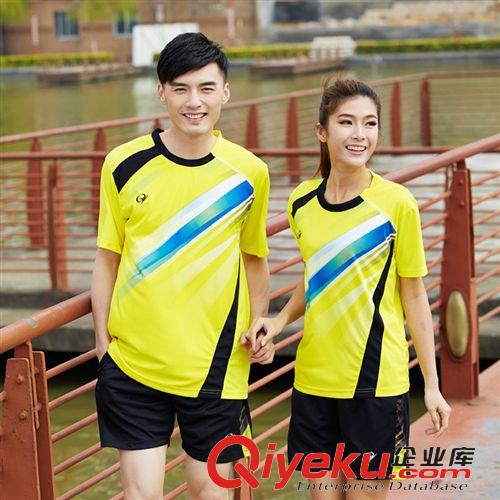 zp運(yùn)動(dòng)服 【zp】巧越1391 網(wǎng)球羽毛球服圓領(lǐng)短袖男女情侶運(yùn)動(dòng)服清爽透氣