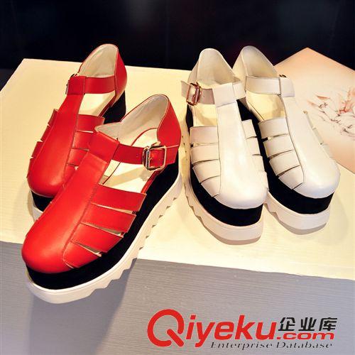 2015{zx1}款體驗(yàn)區(qū) 早春休閑通勤防水臺(tái)工作鞋尖頭超高跟zp女鞋純色套腳女單鞋皮鞋