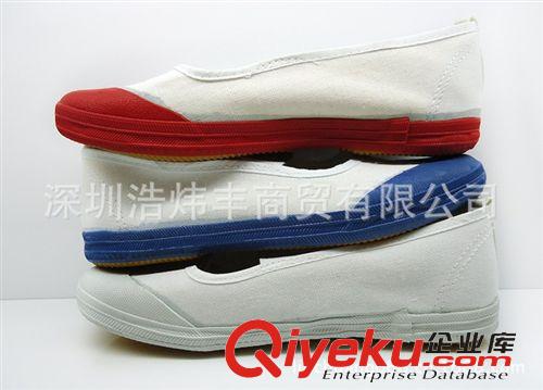 熱銷產(chǎn)品 藍(lán)色工作女鞋體操鞋舞蹈鞋青島工藝帆布鞋老年運(yùn)動(dòng)武術(shù)太極鞋原始圖片3
