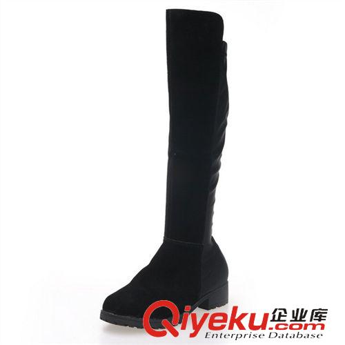2014年3月 嗆口小辣椒歐美時尚流行zp高筒女靴子 彈力精致修身美腿騎士靴原始圖片3