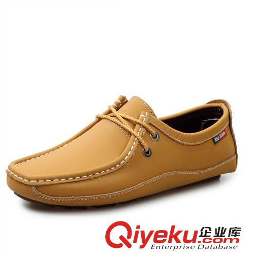 豆豆鞋 創(chuàng)渃zp新款時尚都市男鞋男士商務皮鞋英倫舒適百搭系帶休閑單鞋