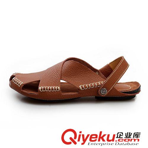 50-80元 2014夏季新品男士涼鞋zp透氣街頭風(fēng)皮涼鞋zp涼鞋韓版鞋批發(fā)原始圖片2