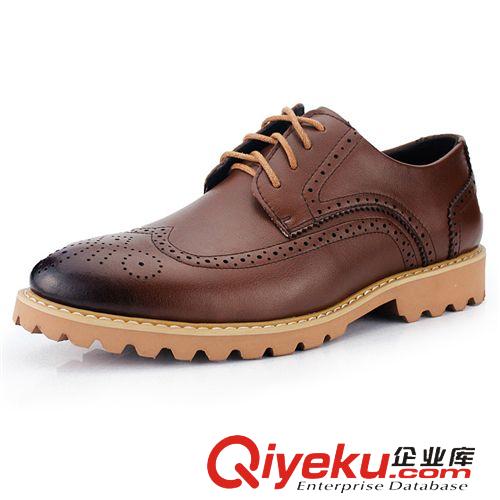 80-100元 新款雕花牛津男鞋復(fù)古男式休閑鞋時(shí)尚百搭單鞋布洛克男鞋簡(jiǎn)約潮鞋