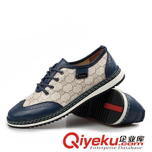 80-100元 新款雕花牛津男鞋復(fù)古男式休閑鞋時(shí)尚百搭單鞋布洛克男鞋簡(jiǎn)約潮鞋原始圖片3