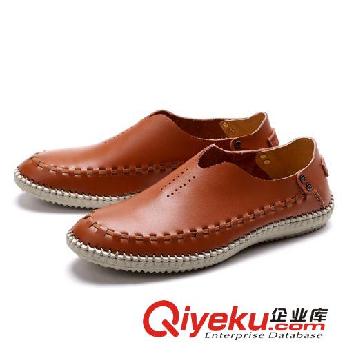 2015-4月新款 春款韓版手工男鞋時尚個性休閑鞋潮流zp鞋低幫套腳百搭單鞋批發(fā)原始圖片3