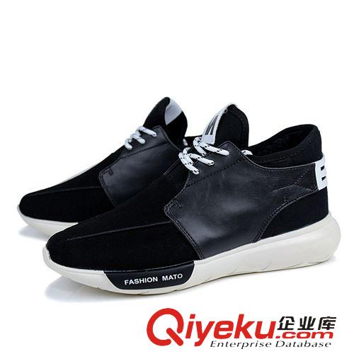 秋冬新款 秋冬款男鞋權(quán)志龍同款鞋英倫真皮運動休閑厚底板鞋低幫潮鞋子批發(fā)原始圖片3