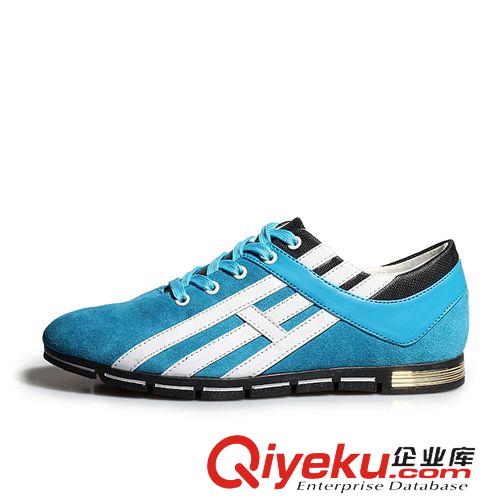 皮鞋 創(chuàng)渃zp韓版男士反絨皮男鞋男潮流男式休閑鞋子低幫單鞋運(yùn)動(dòng)板鞋原始圖片2
