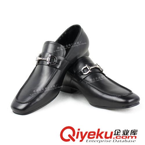 現(xiàn)貨熱賣區(qū) 2014新款高端英倫真皮商務(wù)正裝男鞋小牛皮歐版手工皮鞋套腳低幫鞋原始圖片3